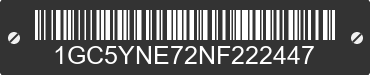 2022 CHEVROLET Silverado HD 1GC5YNE72NF222447 VIN decoded