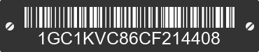 2012 CHEVROLET Silverado 1GC1KVC86CF214408 VIN decoded