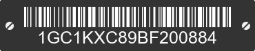 2011 CHEVROLET Silverado 1GC1KXC89BF200884 VIN decoded