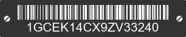 2009 CHEVROLET Silverado 1GCEK14CX9ZV33240 VIN decoded