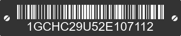 2002 CHEVROLET Silverado 1GCHC29U52E107112 VIN decoded