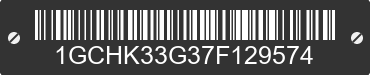 2007 CHEVROLET Silverado 1GCHK33G37F129574 VIN decoded