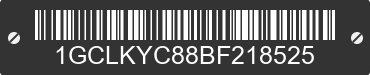 2011 CHEVROLET Silverado 1GCLKYC88BF218525 VIN decoded