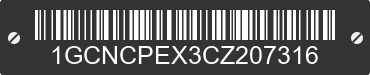 2012 CHEVROLET Silverado 1GCNCPEX3CZ207316 VIN decoded