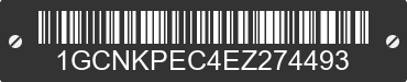 2014 CHEVROLET Silverado 1GCNKPEC4EZ274493 VIN decoded
