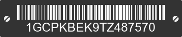 2026 CHEVROLET Silverado 1GCPKBEK9TZ487570 VIN decoded