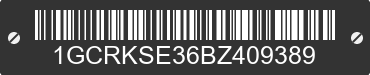 2011 CHEVROLET Silverado 1GCRKSE36BZ409389 VIN decoded