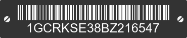 2011 CHEVROLET Silverado 1GCRKSE38BZ216547 VIN decoded