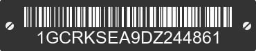 2013 CHEVROLET Silverado 1GCRKSEA9DZ244861 VIN decoded