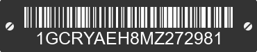 2021 CHEVROLET Silverado 1GCRYAEH8MZ272981 VIN decoded