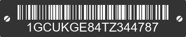 2026 CHEVROLET Silverado 1GCUKGE84TZ344787 VIN decoded