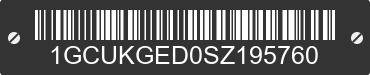 2025 CHEVROLET Silverado 1GCUKGED0SZ195760 VIN decoded