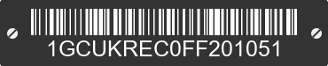 2015 CHEVROLET Silverado 1GCUKREC0FF201051 VIN decoded