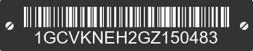 2016 CHEVROLET Silverado 1GCVKNEH2GZ150483 VIN decoded