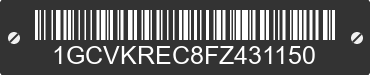 2015 CHEVROLET Silverado 1GCVKREC8FZ431150 VIN decoded