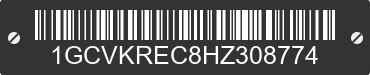 2017 CHEVROLET Silverado 1GCVKREC8HZ308774 VIN decoded