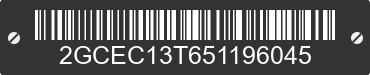 2005 CHEVROLET Silverado 2GCEC13T651196045 VIN decoded