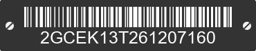 2006 CHEVROLET Silverado 2GCEK13T261207160 VIN decoded