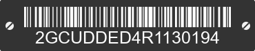 2024 CHEVROLET Silverado 2GCUDDED4R1130194 VIN decoded