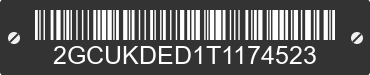 2026 CHEVROLET Silverado 2GCUKDED1T1174523 VIN decoded