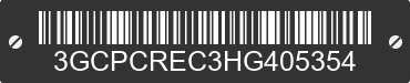 2017 CHEVROLET Silverado 3GCPCREC3HG405354 VIN decoded