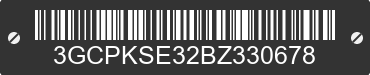 2011 CHEVROLET Silverado 3GCPKSE32BZ330678 VIN decoded