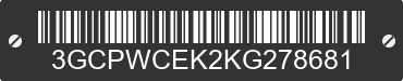 2019 CHEVROLET Silverado 3GCPWCEK2KG278681 VIN decoded
