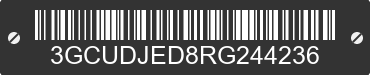 2024 CHEVROLET Silverado 3GCUDJED8RG244236 VIN decoded