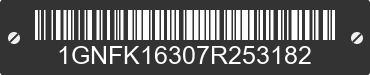 2007 CHEVROLET Suburban 1GNFK16307R253182 VIN decoded