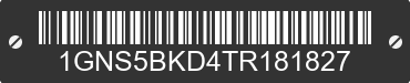 2026 CHEVROLET Suburban 1GNS5BKD4TR181827 VIN decoded