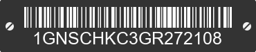 2016 CHEVROLET Suburban 1GNSCHKC3GR272108 VIN decoded