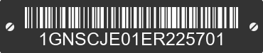 2014 CHEVROLET Suburban 1GNSCJE01ER225701 VIN decoded