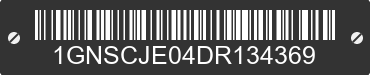 2013 CHEVROLET Suburban 1GNSCJE04DR134369 VIN decoded