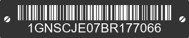 2011 CHEVROLET Suburban 1GNSCJE07BR177066 VIN decoded
