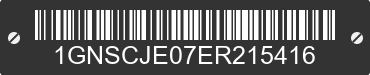 2014 CHEVROLET Suburban 1GNSCJE07ER215416 VIN decoded