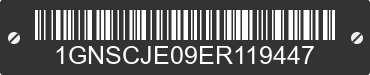 2014 CHEVROLET Suburban 1GNSCJE09ER119447 VIN decoded
