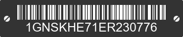 2014 CHEVROLET Suburban 1GNSKHE71ER230776 VIN decoded