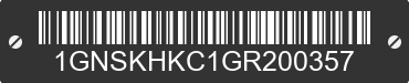 2016 CHEVROLET Suburban 1GNSKHKC1GR200357 VIN decoded