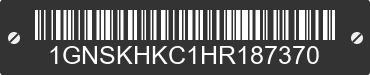 2017 CHEVROLET Suburban 1GNSKHKC1HR187370 VIN decoded