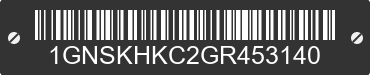 2016 CHEVROLET Suburban 1GNSKHKC2GR453140 VIN decoded