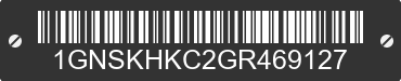 2016 CHEVROLET Suburban 1GNSKHKC2GR469127 VIN decoded