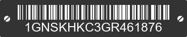 2016 CHEVROLET Suburban 1GNSKHKC3GR461876 VIN decoded