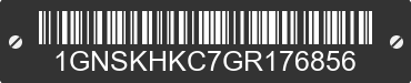 2016 CHEVROLET Suburban 1GNSKHKC7GR176856 VIN decoded