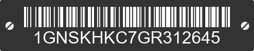 2016 CHEVROLET Suburban 1GNSKHKC7GR312645 VIN decoded