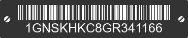 2016 CHEVROLET Suburban 1GNSKHKC8GR341166 VIN decoded