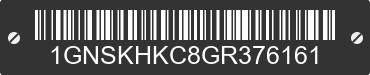 2016 CHEVROLET Suburban 1GNSKHKC8GR376161 VIN decoded