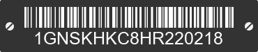 2017 CHEVROLET Suburban 1GNSKHKC8HR220218 VIN decoded
