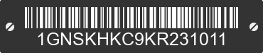 2019 CHEVROLET Suburban 1GNSKHKC9KR231011 VIN decoded