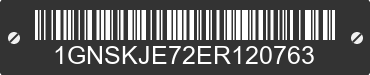 2014 CHEVROLET Suburban 1GNSKJE72ER120763 VIN decoded