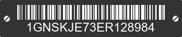 2014 CHEVROLET Suburban 1GNSKJE73ER128984 VIN decoded